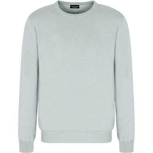 Giorgio Armani crew-neck sweater - verde