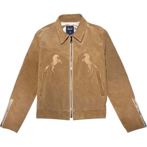 United Rivers giacca con ricamo - marrone