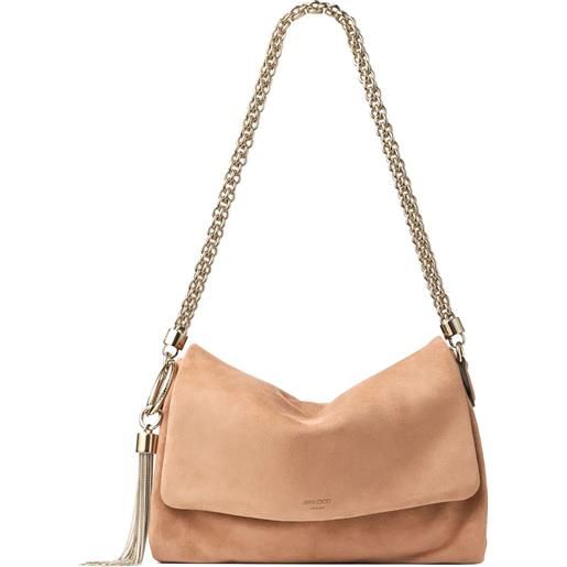 Jimmy Choo borsa a spalla callie - toni neutri