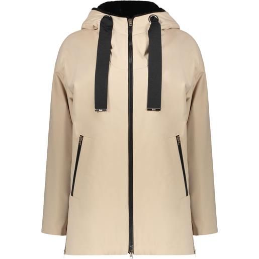 Herno piumino city life con cappuccio - toni neutri