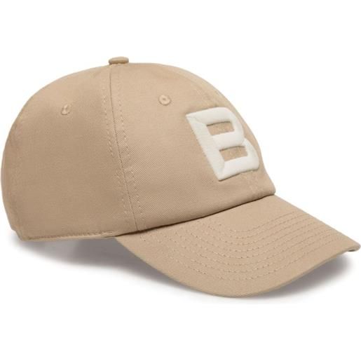 Bally cappello da baseball con applicazione - toni neutri