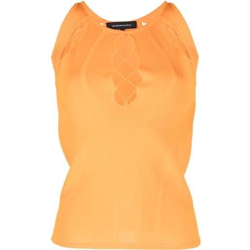 BCBG Max Azria top smanicato - arancione