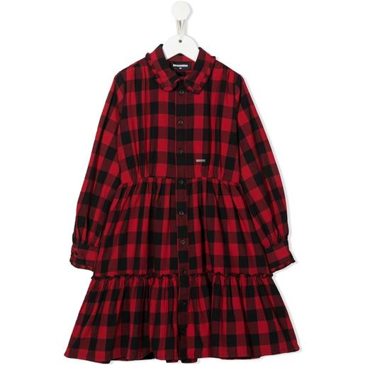 DSQUARED2 KIDS abito a quadri - nero