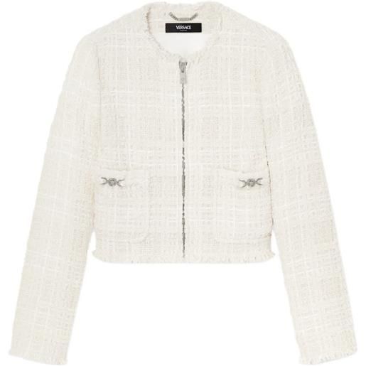 Versace cardigan in cotone - toni neutri