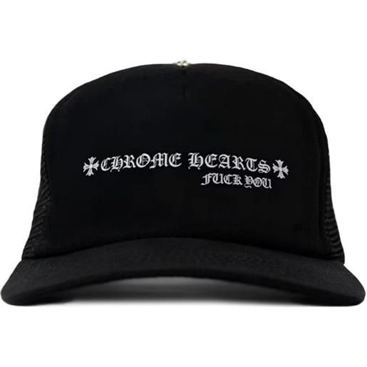 Chrome Hearts embroidered cap - nero