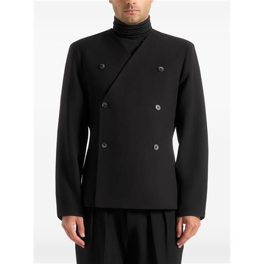 Manière De Voir timéo double-breasted blazer - nero