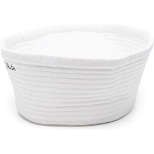 Jean Paul Gaultier cappello bucket marine - bianco