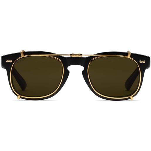 Gucci Eyewear occhiali da sole tondi - nero