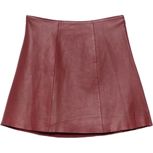 By Malene Birger minigonna namia con inserti - rosso