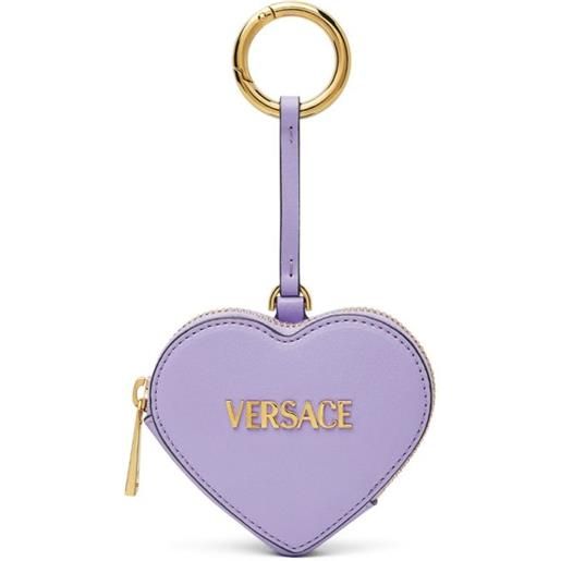 Versace portamonete a forma di cuore - viola