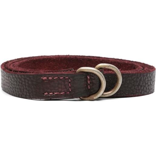 Guidi cintura in pelle - rosso