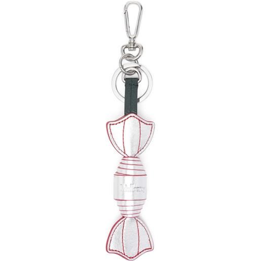Mulberry candy keyring - argento