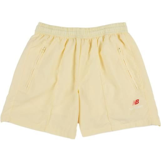 New Balance pintuck running shorts - giallo