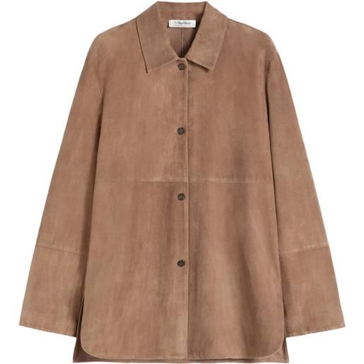 'S Max Mara giacca estate con inserti - marrone
