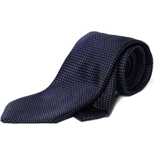 Zegna polka-dot tie - blu