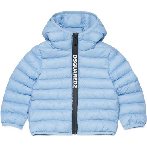 DSQUARED2 KIDS piumino con logo - blu