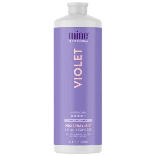 MineTan soluzione spray autoabbronzante - violet pro mist - 1lt