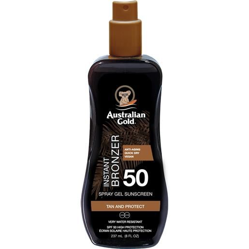 Australian Gold gel spray abbronzante istantaneo spf50 237 ml gel