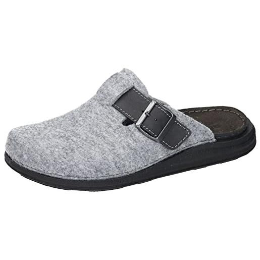 Dr. Brinkmann hausschuhe, ciabatte uomo, grigio chiaro, 42 eu