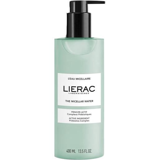 Lierac cleanser - l'acqua micellare rimuove il trucco deterge e idrata, 400ml