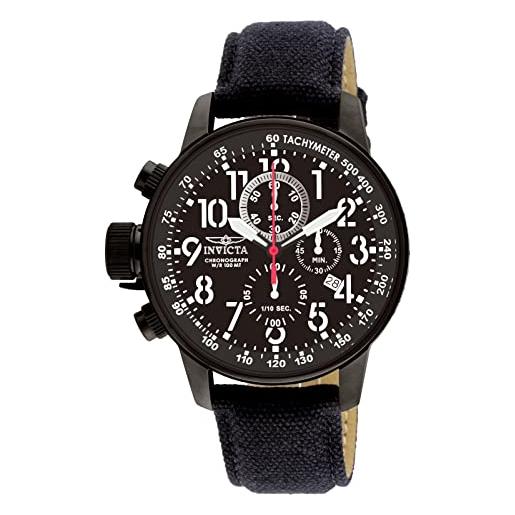 Invicta i-force orologio da uomo in acciaio inossidabile con movimento quarzo - 46mm, nero