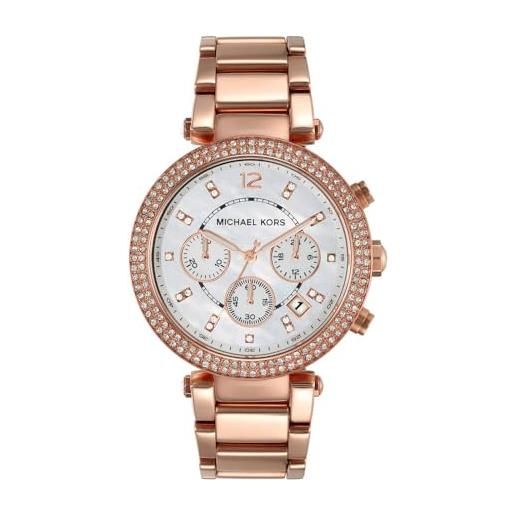 Michael Kors parker mk5491 cronografo donna con zirconi