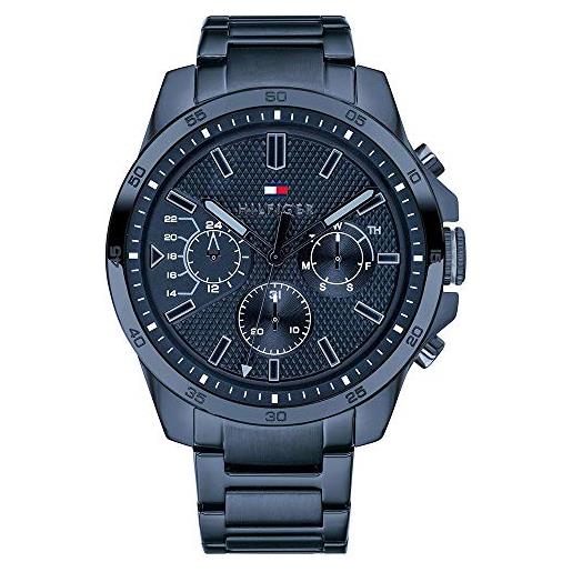 Tommy Hilfiger uomo orologio, blu, misura unica