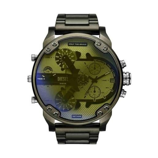 Diesel orologio analogico al quarzo uomo con cinturino in acciaio inossidabile dz7485