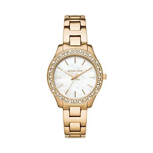 Michael Kors orologio da donna al quarzo in acciaio inossidabile mk4555