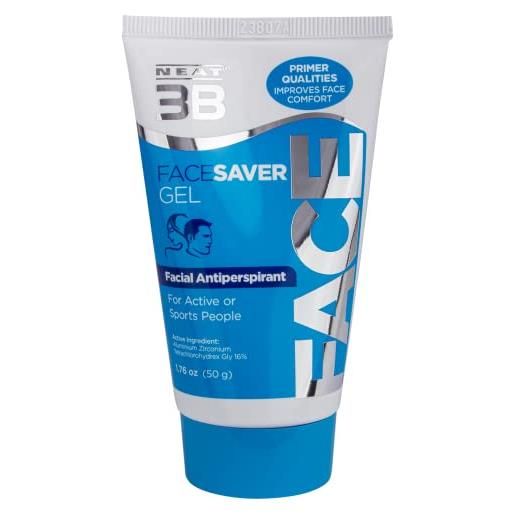 Neat Feat 3b face saver antiperspirant gel for facial perspiration and shine, 1.76 fluid ounces