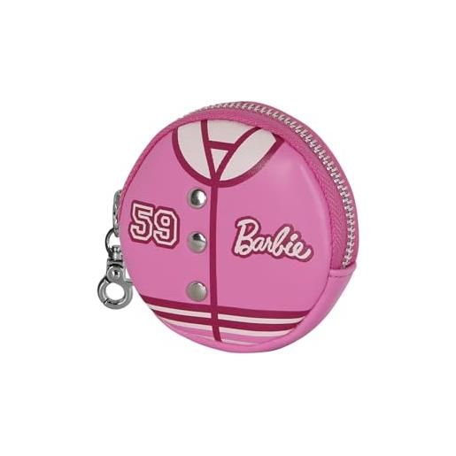KARACTERMANIA barbie varsity-portamonete cookie, rosa, 8,7 x 8,7 cm