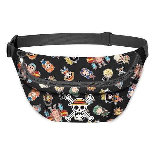 One Piece skull-marsupio smart, marrone, 32 x 16 cm