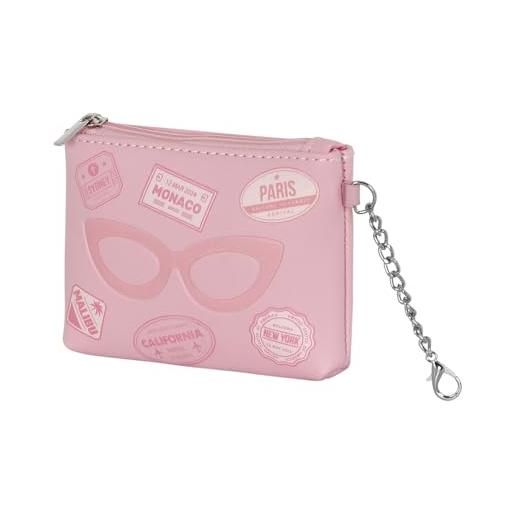KARACTERMANIA barbie travel-portamonete & portacarte, rosa, 11 x 9 cm