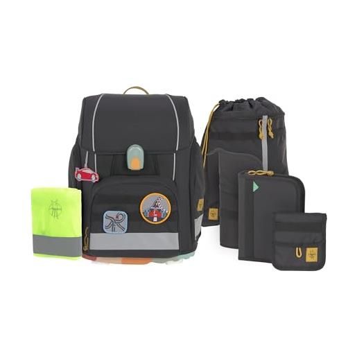 Lässig set di borse per la scuola da 7 pezzi per bambini/school set boxy unique letters green