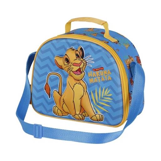 Disney il re leone little face-porta merenda 3d, blu, 25.5 x 20 cm