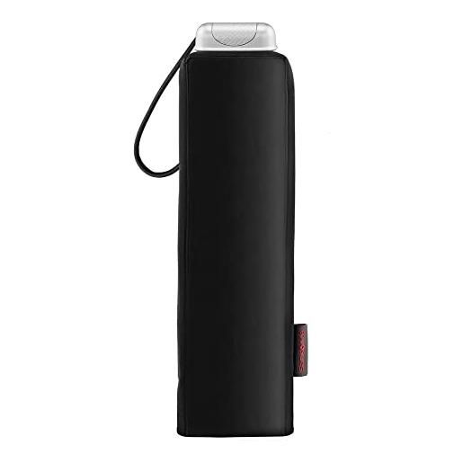 Samsonite alu drop s - 3 section manual mini flat - ombrello, 23 cm, nero (black)