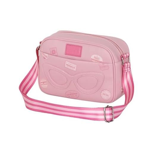 KARACTERMANIA barbie travel-borsa a tracolla fashion piccola, rosa, 24 x 16 cm