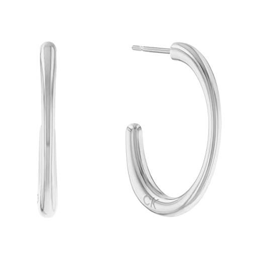 Calvin Klein cerchio da donna collezione playful organic shapes in acciaio inossidabile - 35000346