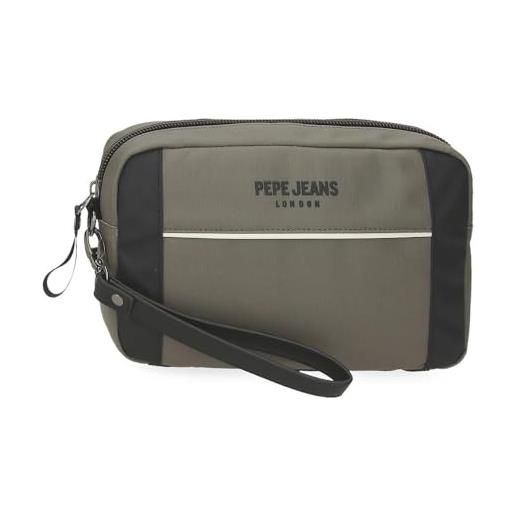 Pepe Jeans dortmund borsa a mano verde 24,5 x 15 x 6 cm poliestere 2,21l by joumma bags, verde, borsa a mano