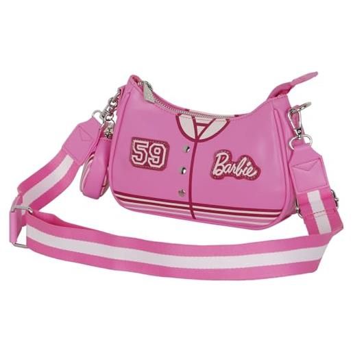 KARACTERMANIA barbie varsity-borsa fancy 2.0, rosa, 23,5 x 16 cm