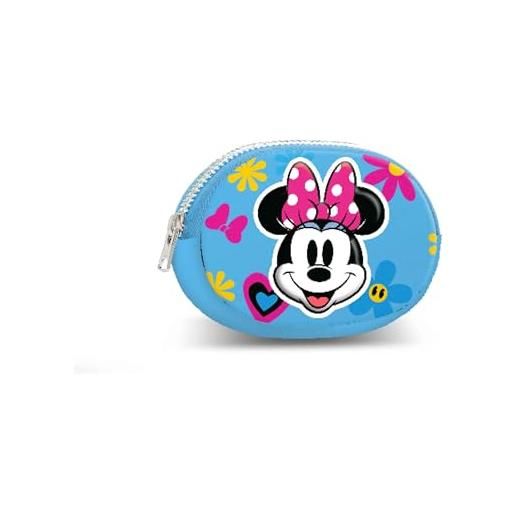 Disney portamonete pill, 12 x 8.5 cm, blu minni