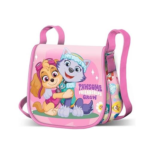 KARACTERMANIA paw patrol friendship-borsa a tracolla muffin mini, rosa, 16,5 x 16,5 cm