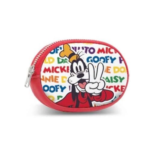 Disney portamonete pill, 12 x 8.5 cm, bianco goofy