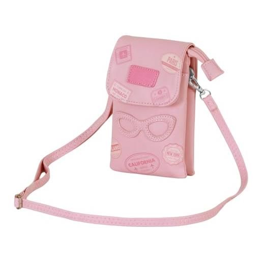 KARACTERMANIA barbie travel-borsa porta cellulare, rosa, 12 x 20 cm