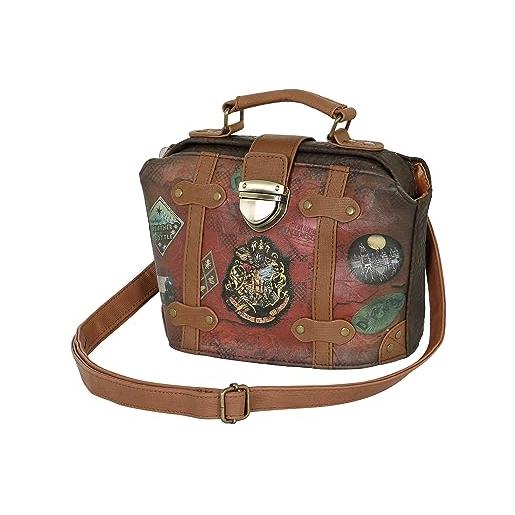 Harry Potter railway-borsa a tracolla doctor, marrone, 20 x 16 cm