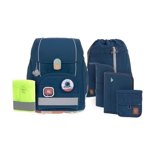 Lässig set di borse per la scuola da 7 pezzi per bambini/school set boxy unique navy