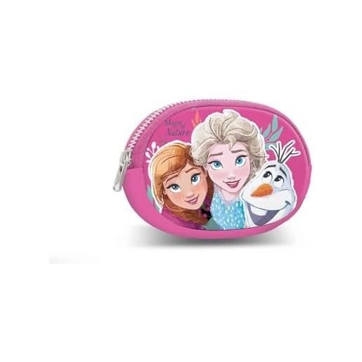 KARACTERMANIA disney frozen 2 nature pink-portamonete pill, rosa, 12 x 8,5 cm