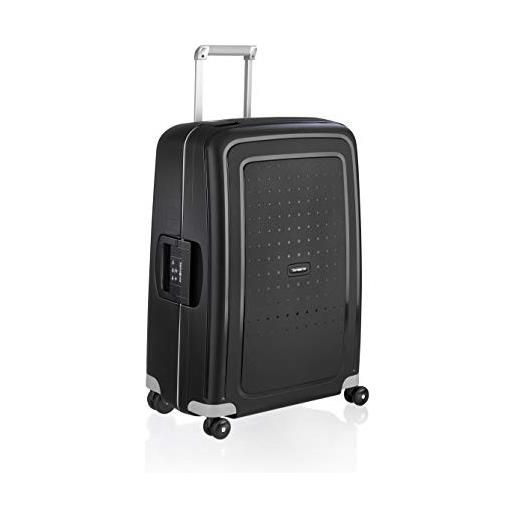 Samsonite s'cure - valigia spinner m, 69 cm, 79 l, nero (black)