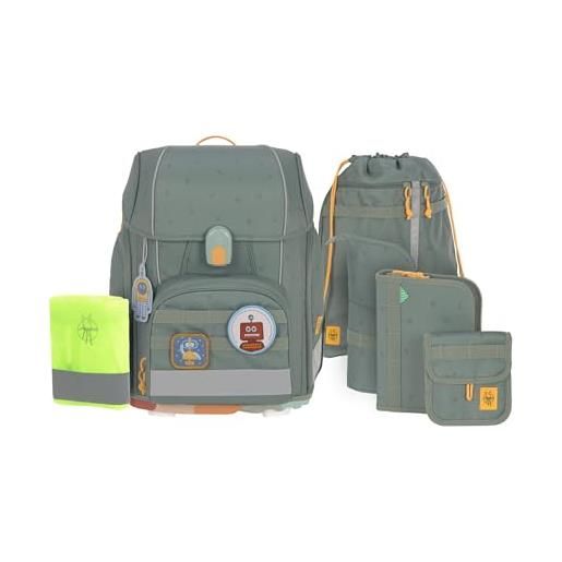 Lässig set di borse per la scuola da 7 pezzi per bambini/school set boxy unique letters green