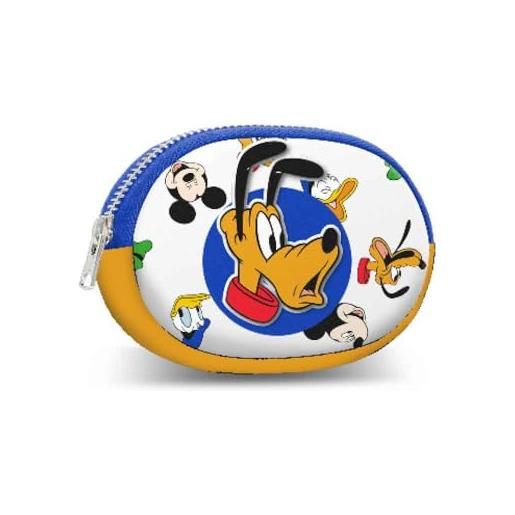 Disney portamonete pill, 12 x 8.5 cm, bianco pluto